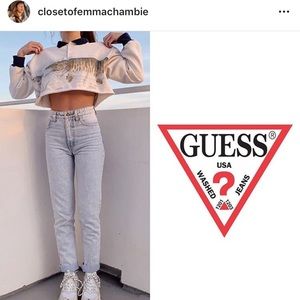 vintage guess jeans size 29 or 8